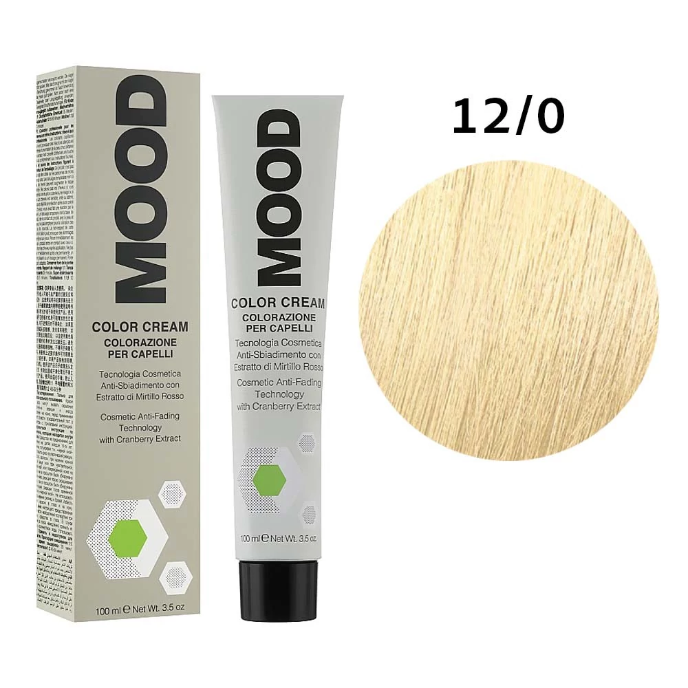 Крем-краска для волос с аммиаком 12/0 Mood Color, 100 мл (8053264518127)