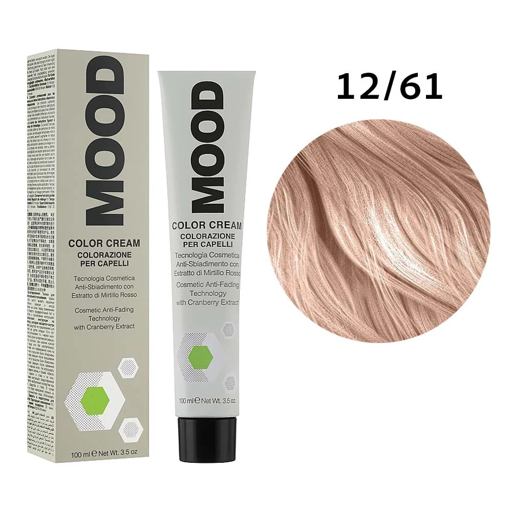 Крем-краска для волос с аммиаком 12/61 Mood Color, 100 мл (8053264518134)