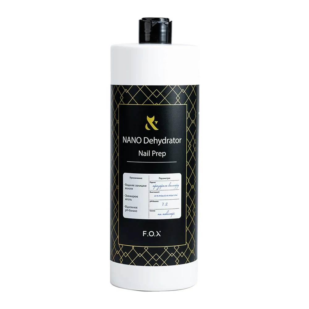 F.O.X Nail Prep Жидкость для обезжиривания, 1000 мл (5905358711361) - Фото №1