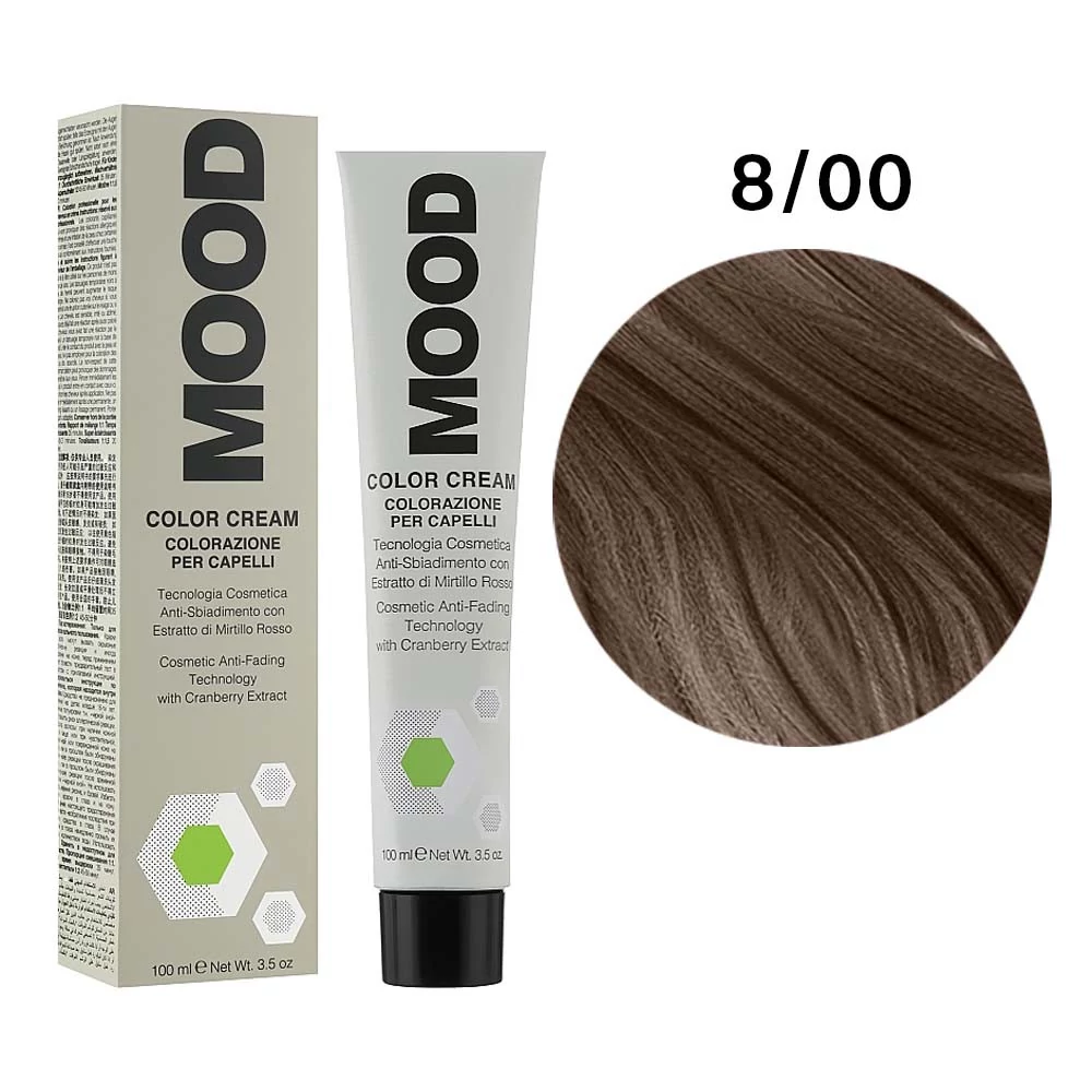 Крем-краска для волос с аммиаком 8/00 Mood Color, 100 мл (8053264518332)