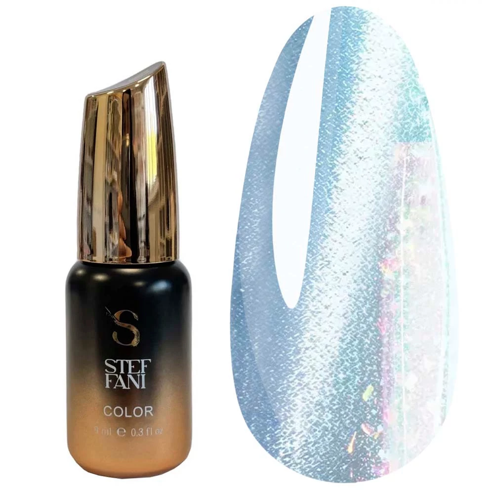 Гель-лак Steffani Cat Eye Euphoria №05 серебристый голубой 9 мл (SGPCEE09-05)