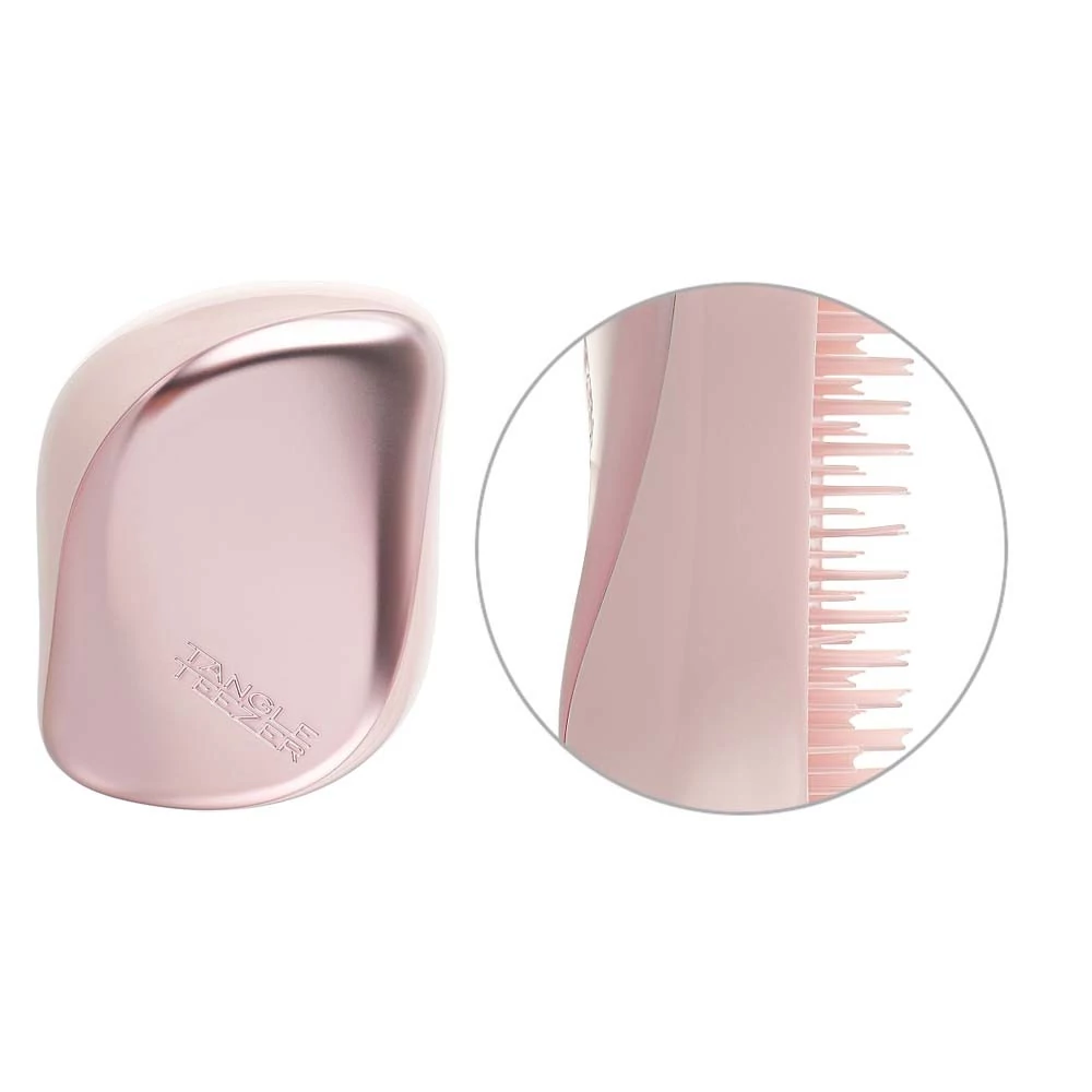 Расческа для волос Tangle Teezer Compact Styler Pink Matte Chrome - Фото №1