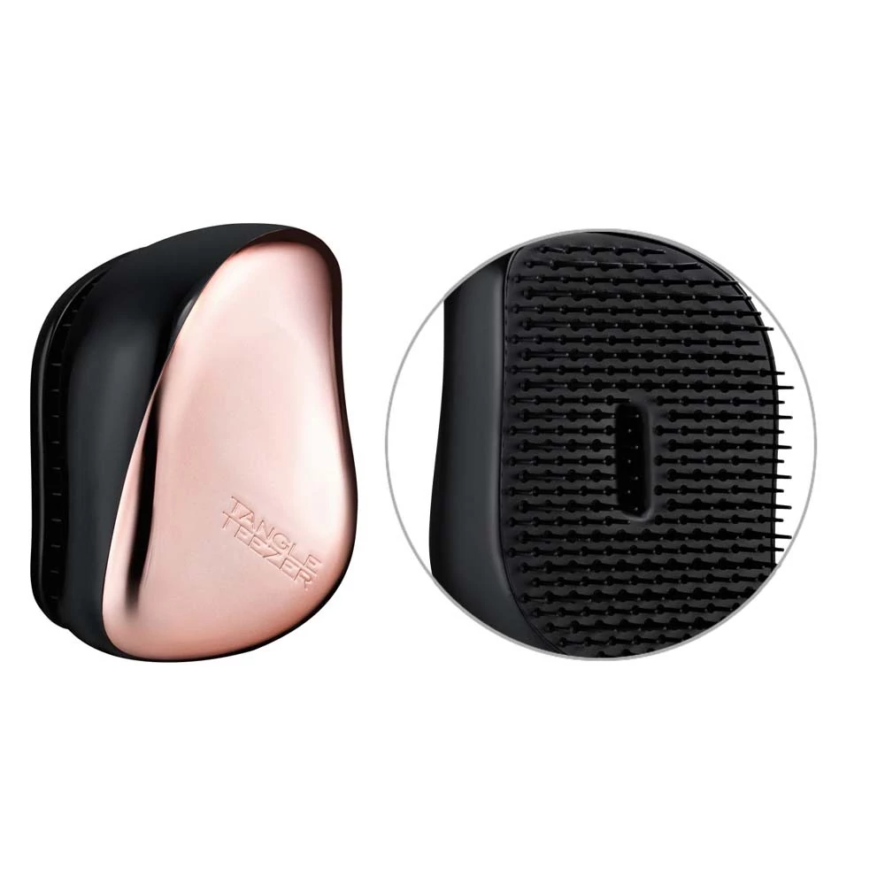 Расческа для волос Tangle Teezer Compact Styler Rose Gold Black - Фото №1