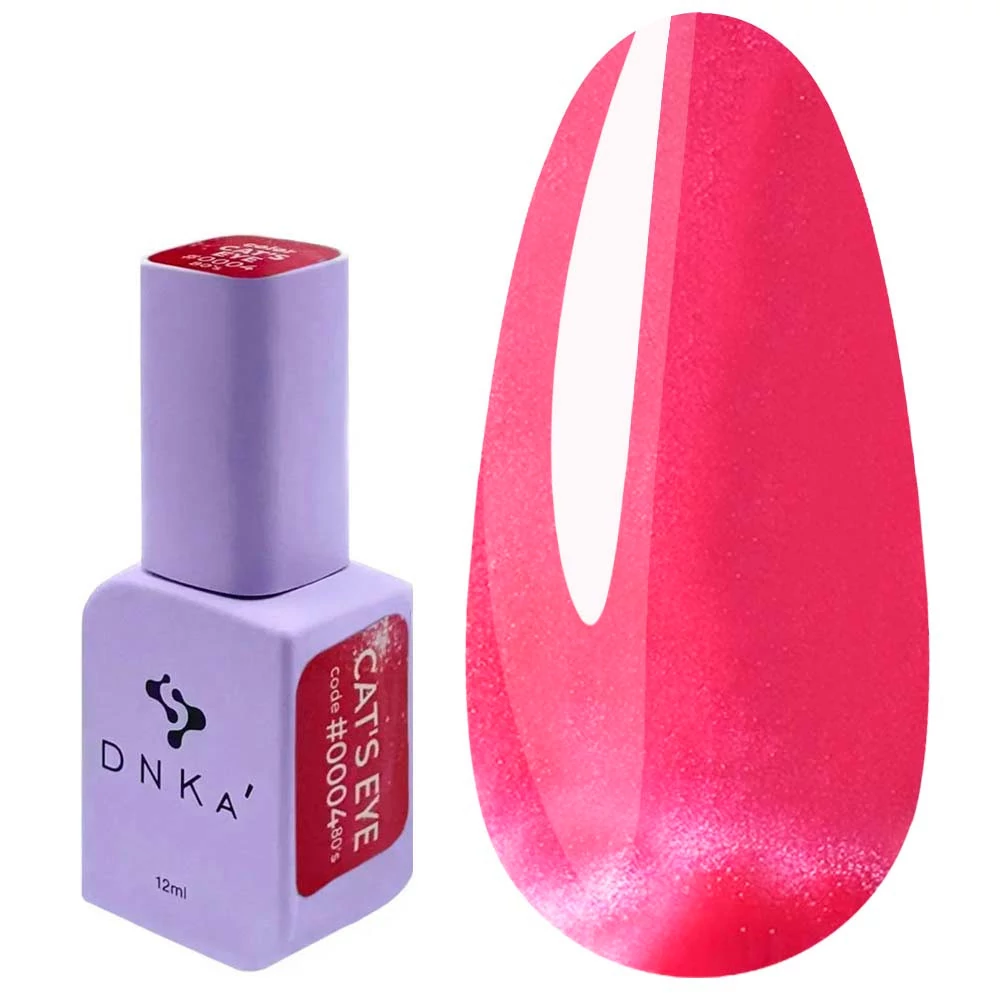 Гель-лак DNKa Cat Eye 80's №0004 HEMA/ TPO Free 12 мл (FTCGP0004) - Фото №1