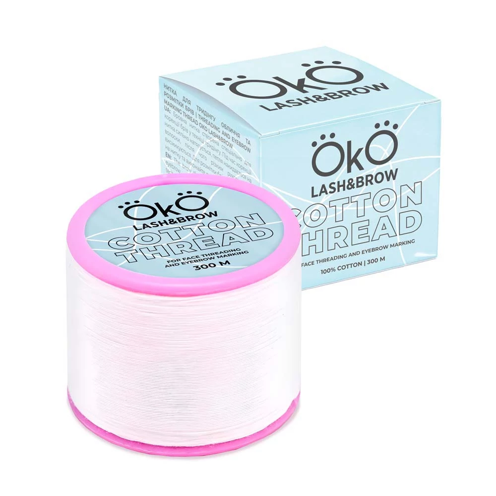 Нить OKO для тридинга лица и разметки бровей Cotton Thread - Фото №1