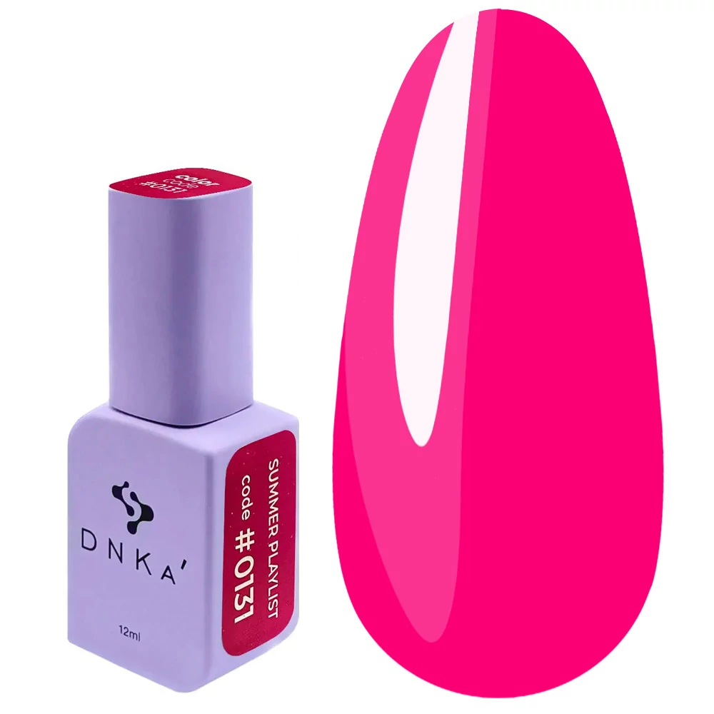 Гель-лак DNKa №131 NEW FORMULA ярко-розовый 12 мл (FTGPDC0131) - Фото №1