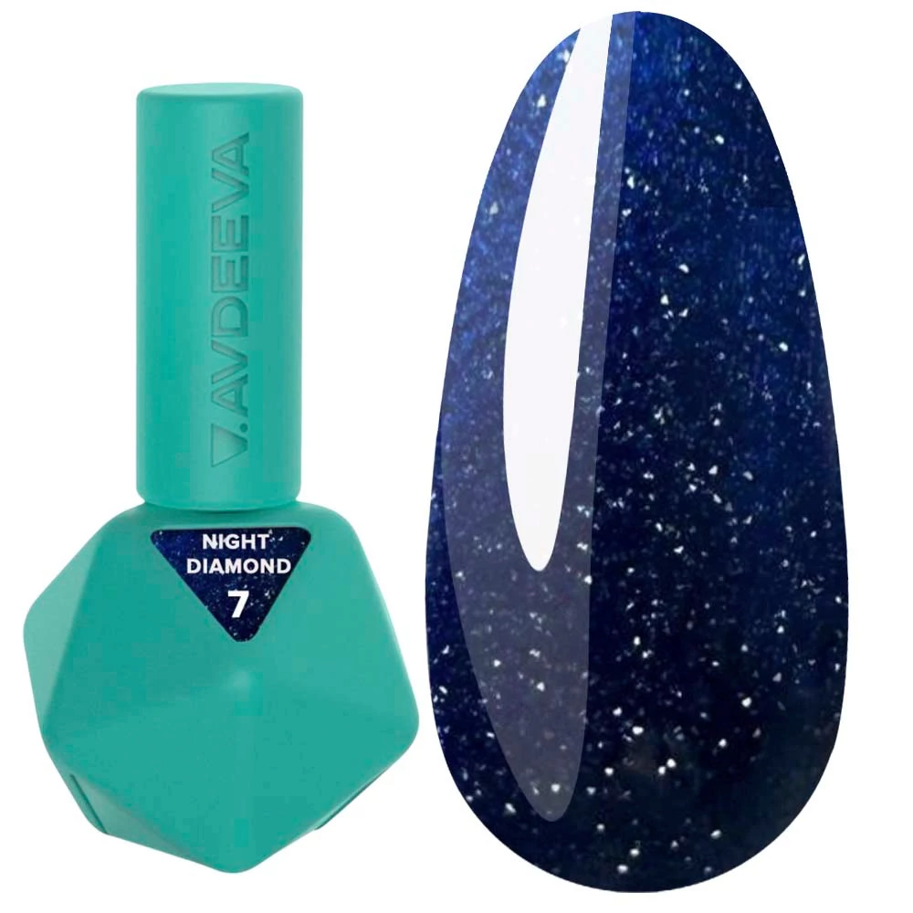 Гель-лак Victoria Avdeeva Night Diamond №007 светоотражающий синий 12 мл (28006701)