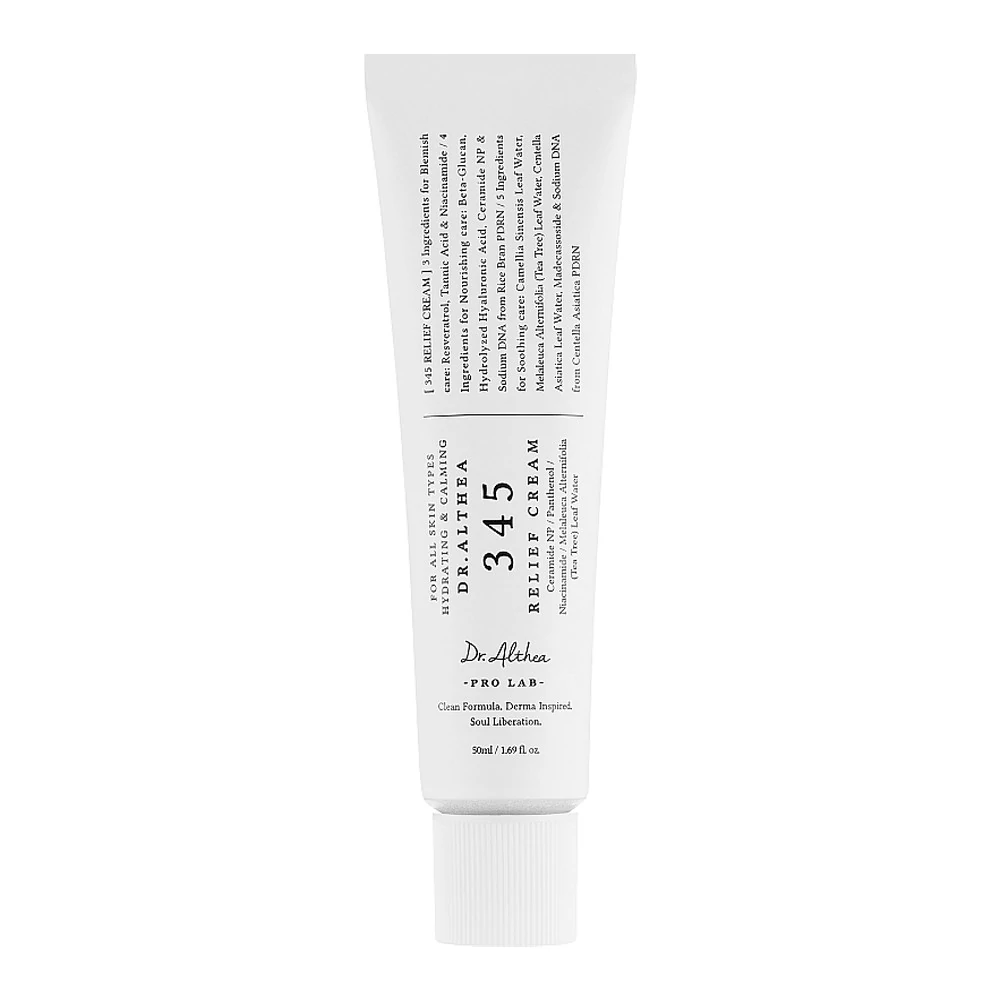 Крем DR. ALTHEA для лица восстанавливающий 345 Relief Cream NEW VERSION 2025, 50 мл - Фото №1