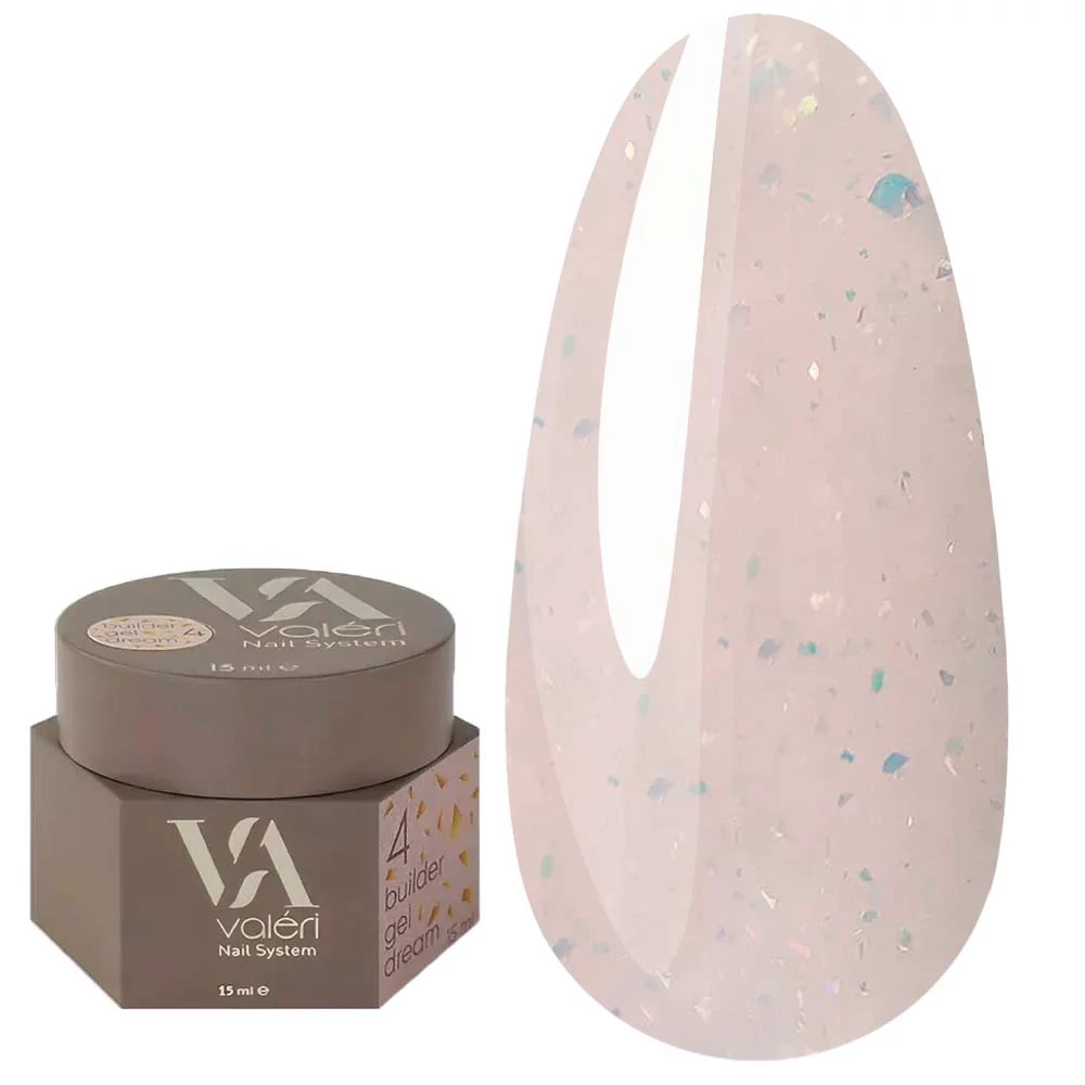 Гель для наращивания VALERI Dream Builder Gel №04 15 мл (NVDBG15-04) - Фото №1