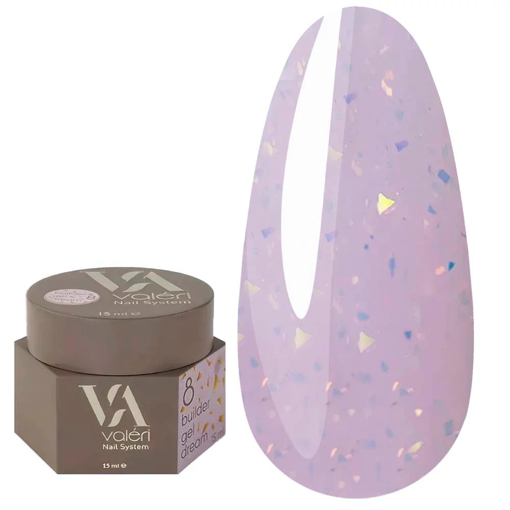 Гель для наращивания VALERI Dream Builder Gel №08 15 мл (NVDBG15-08) - Фото №1