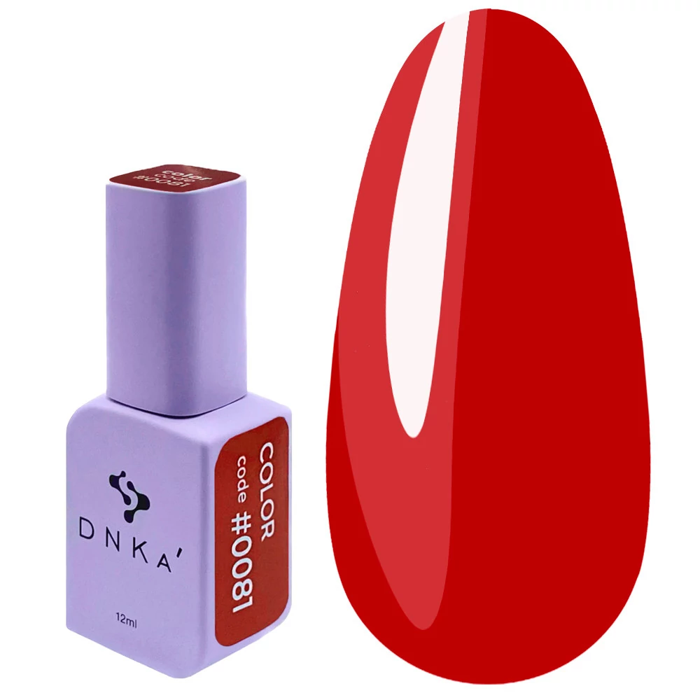 Гель-лак DNKa 0081 NEW FORMULA красный  12 мл (FTGPDC0081) - Фото №1