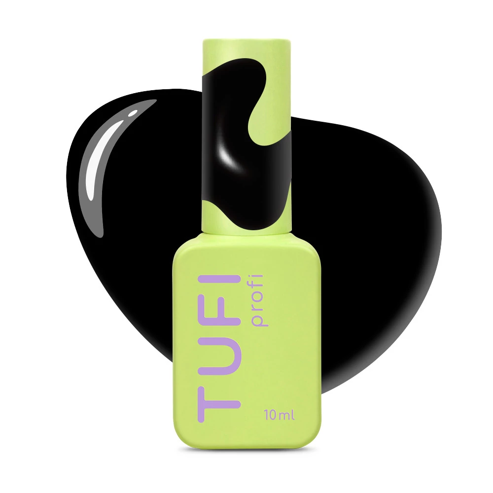 Гель-лак TUFI profi Ultra Black 02 Черный 10 мл (0330853) - Фото №1