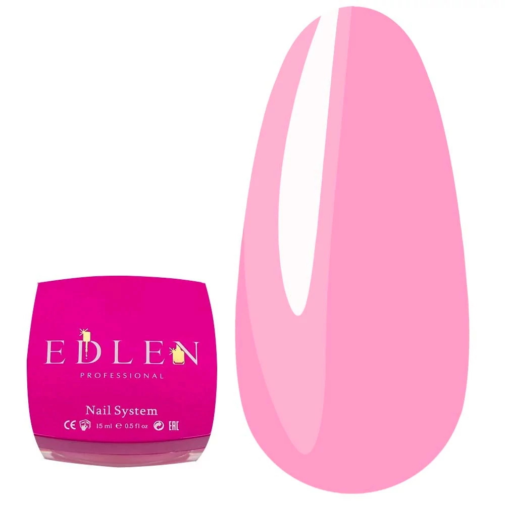 Гель для наращивания Edlen Builder gel Little bows  №84 ярко-розовый 15 мл (4000365288)