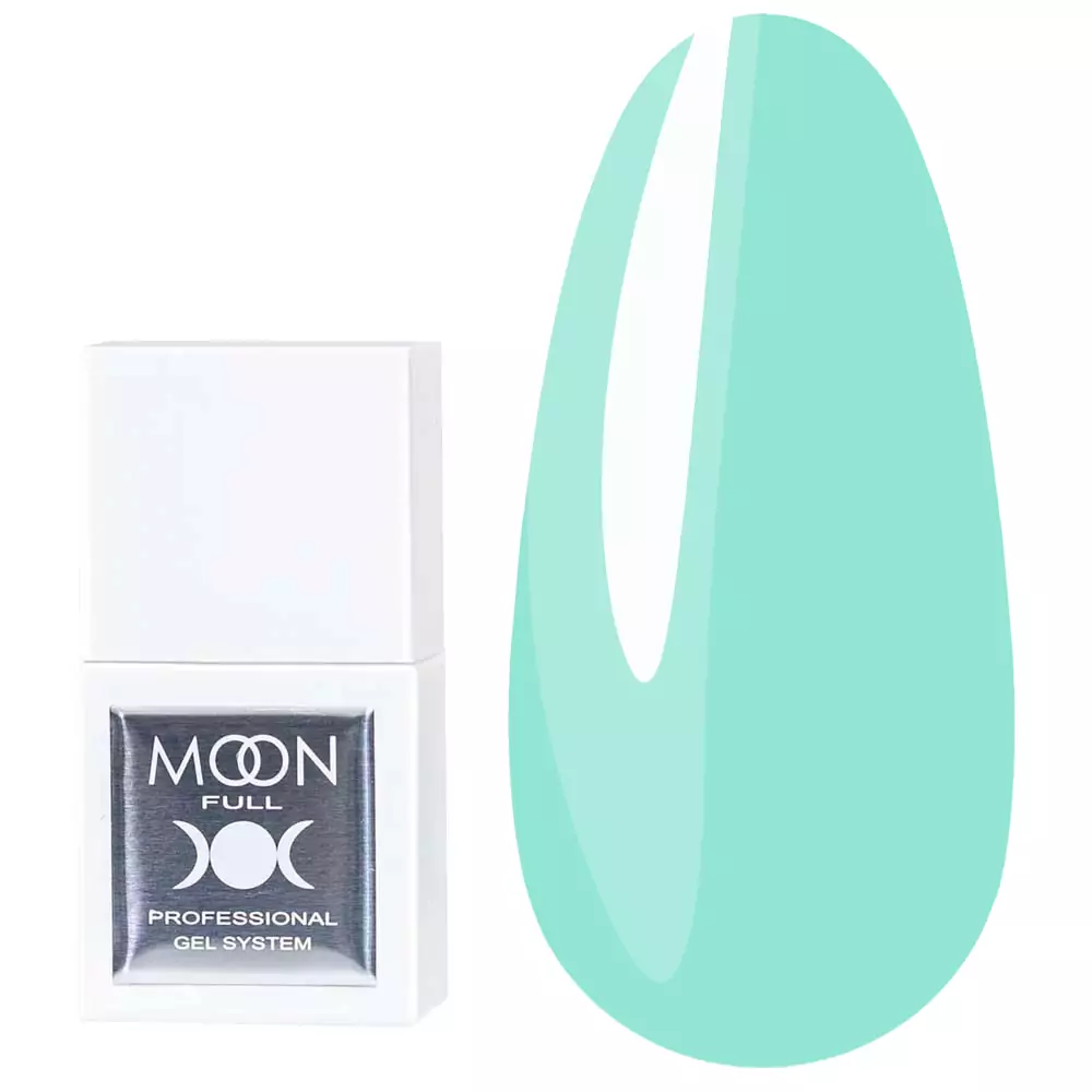 Гель-лак MOON FULL Color Gel Polish №CG1010 мятный 9 мл (5905123028168) - Фото №1