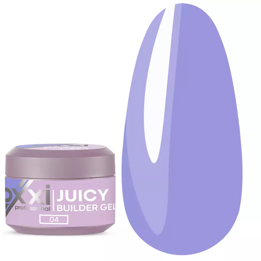 Гель для наращивания OXXI  Builder Gel Juicy № 04  васильковый 15 мл (000003230) - Фото №1