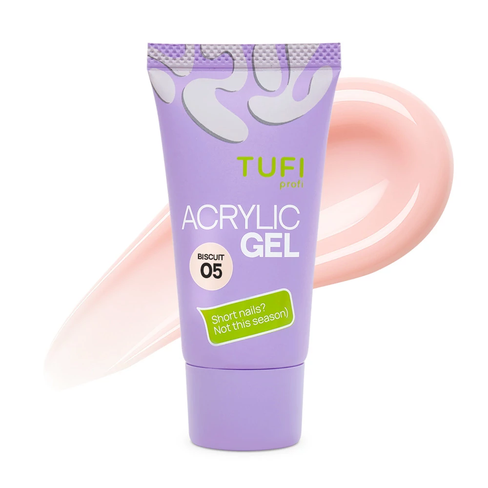 Акригель для нарощування нігтів TUFI profi 05 Biscuit 30 г (0329141) - Фото №1