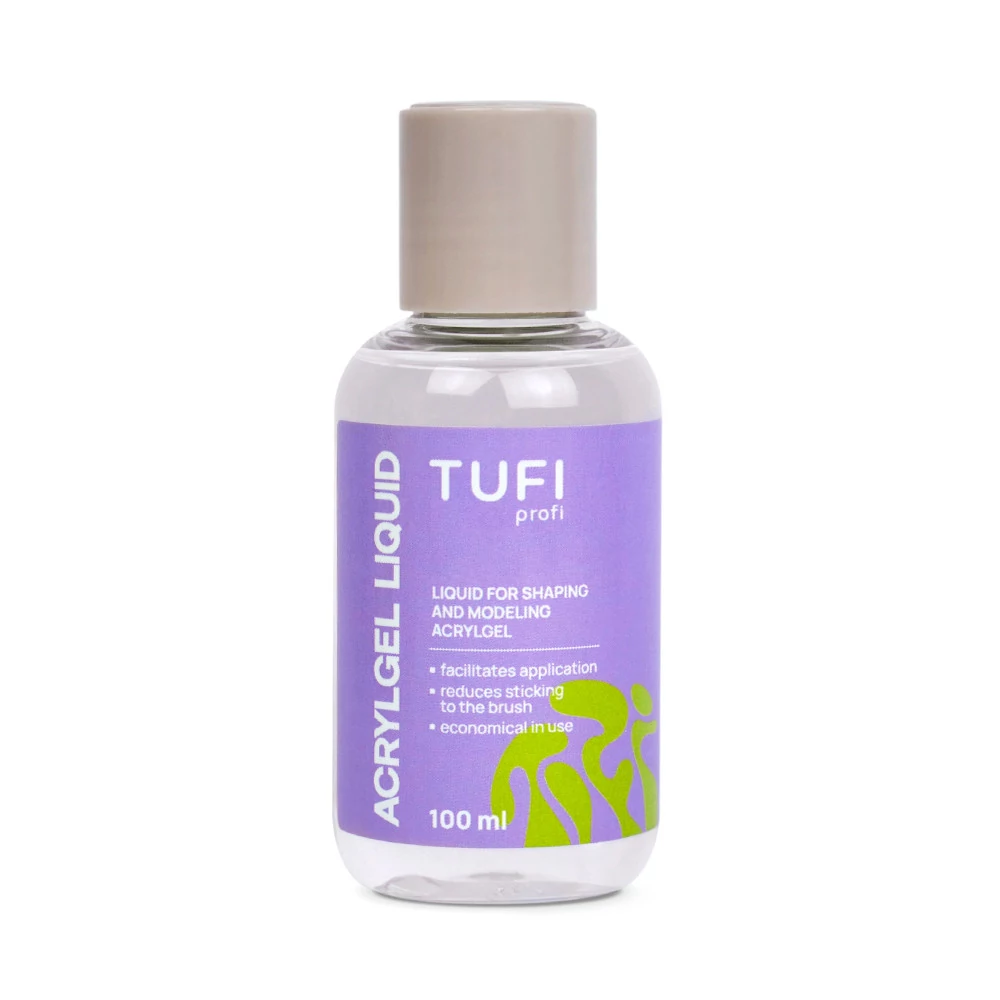 Жидкость для работы с полигелем / акригелем TUFI profi AcrylGel Liquid 100 мл (0332281) - Фото №1