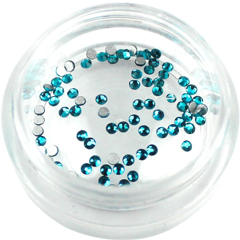 Стрази Nila  Blue Zircon в баночці SS3 100 шт (2058)