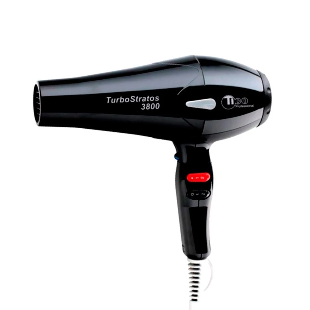 Фен TICO Turbo Stratos 3800 черный (100004BK)