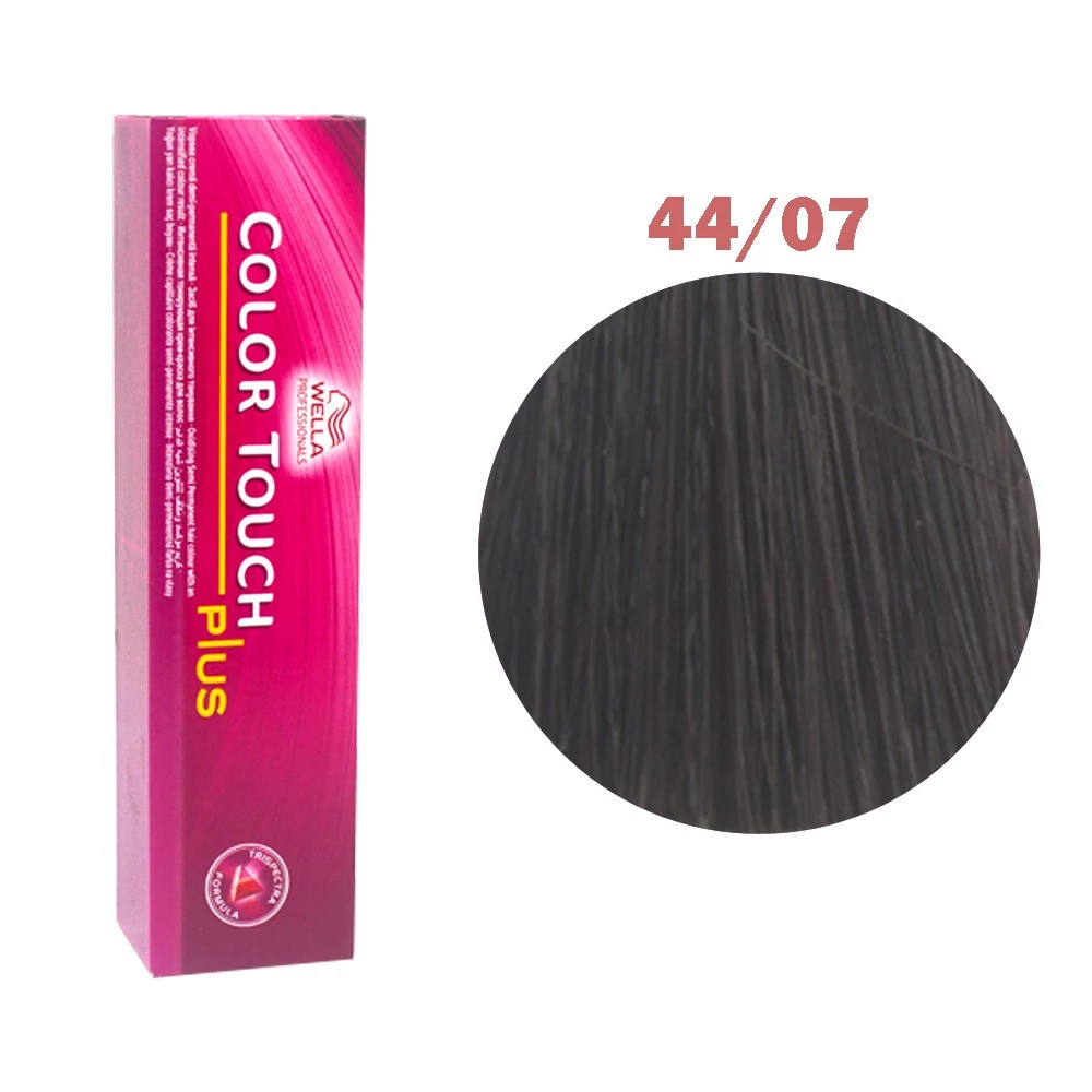 Краска для волос Wella Professionals Color Touch Plus №44/07 средний коричневый натурально-коричневый (8005610546018)