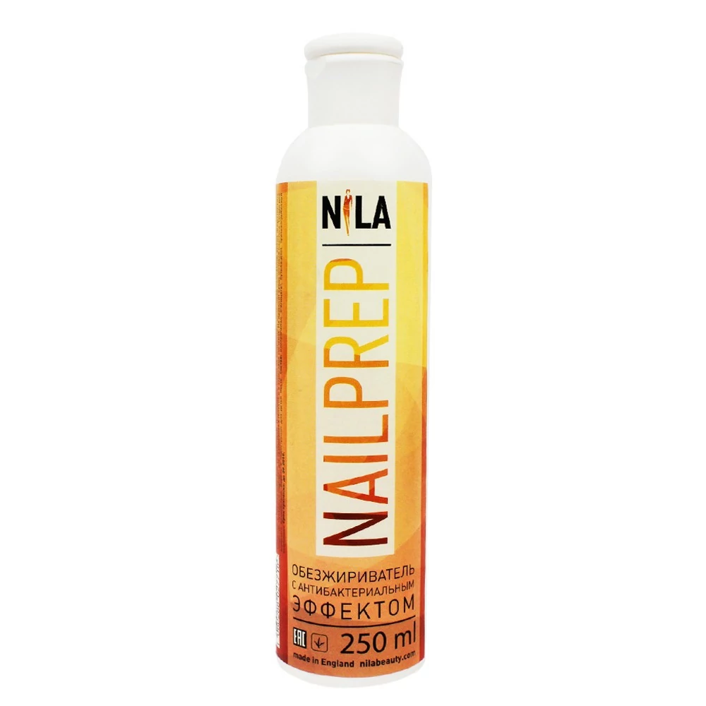 Nila Nail Prep - Жидкость для обезжиривания с антибактериальным эффектом, 250 мл