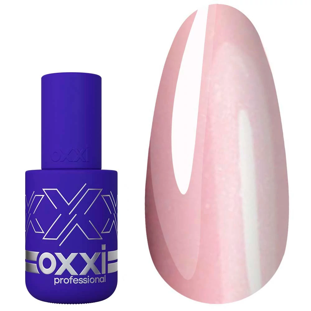 Гель-лак OXXI №182 бледно-персиково-розовый с микроблеском 10 мл (000001293) - Фото №1