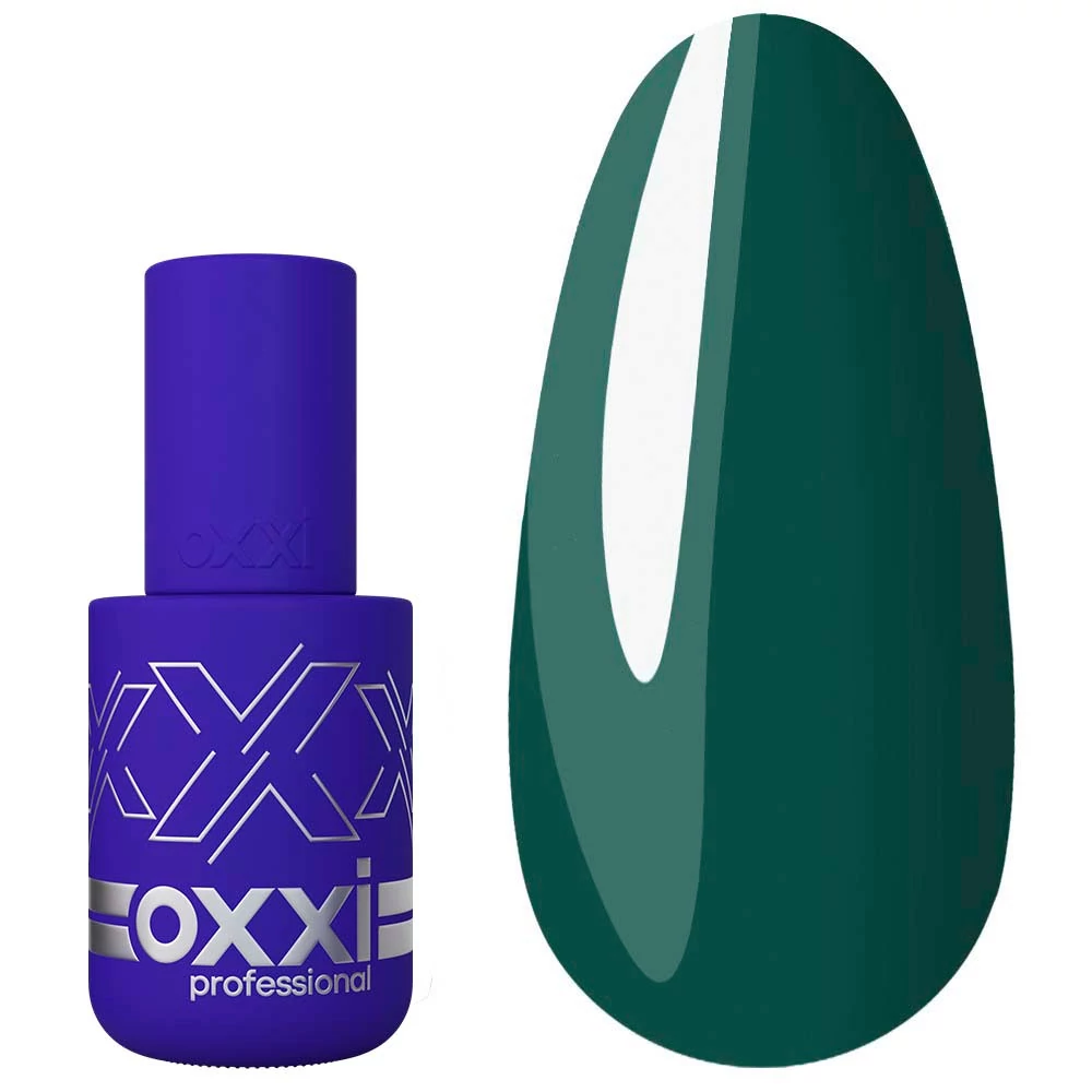 Гель-лак OXXI №059 темный зелено-бирюзовый 10 мл (000001208) - Фото №1