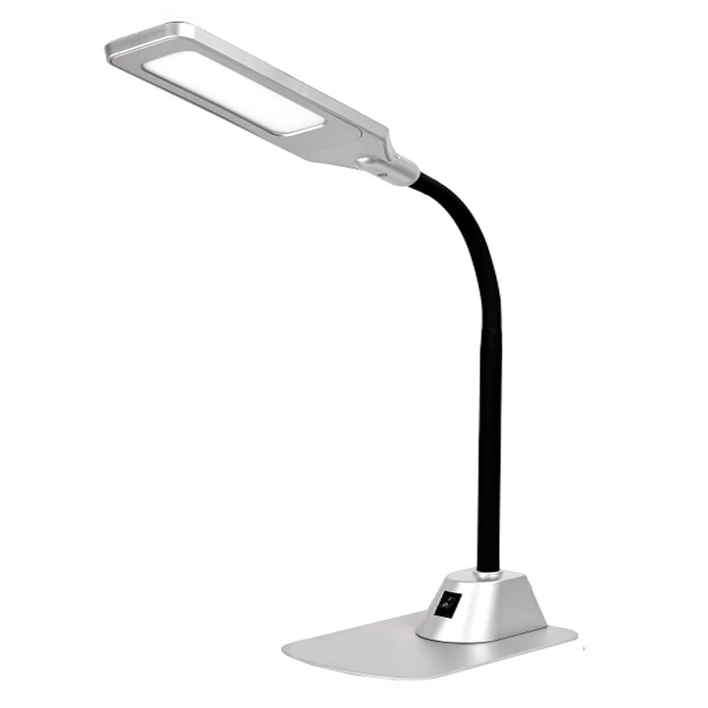 Светодиодная настольная лампа DELUX TF- 450_5 LED для мастера серебро (90008943)