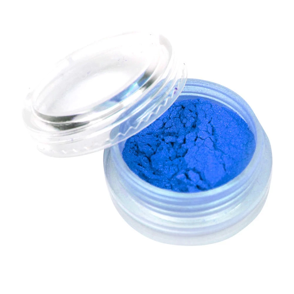 Пигмент для декора ногтей Nails World №30 синий 2 г