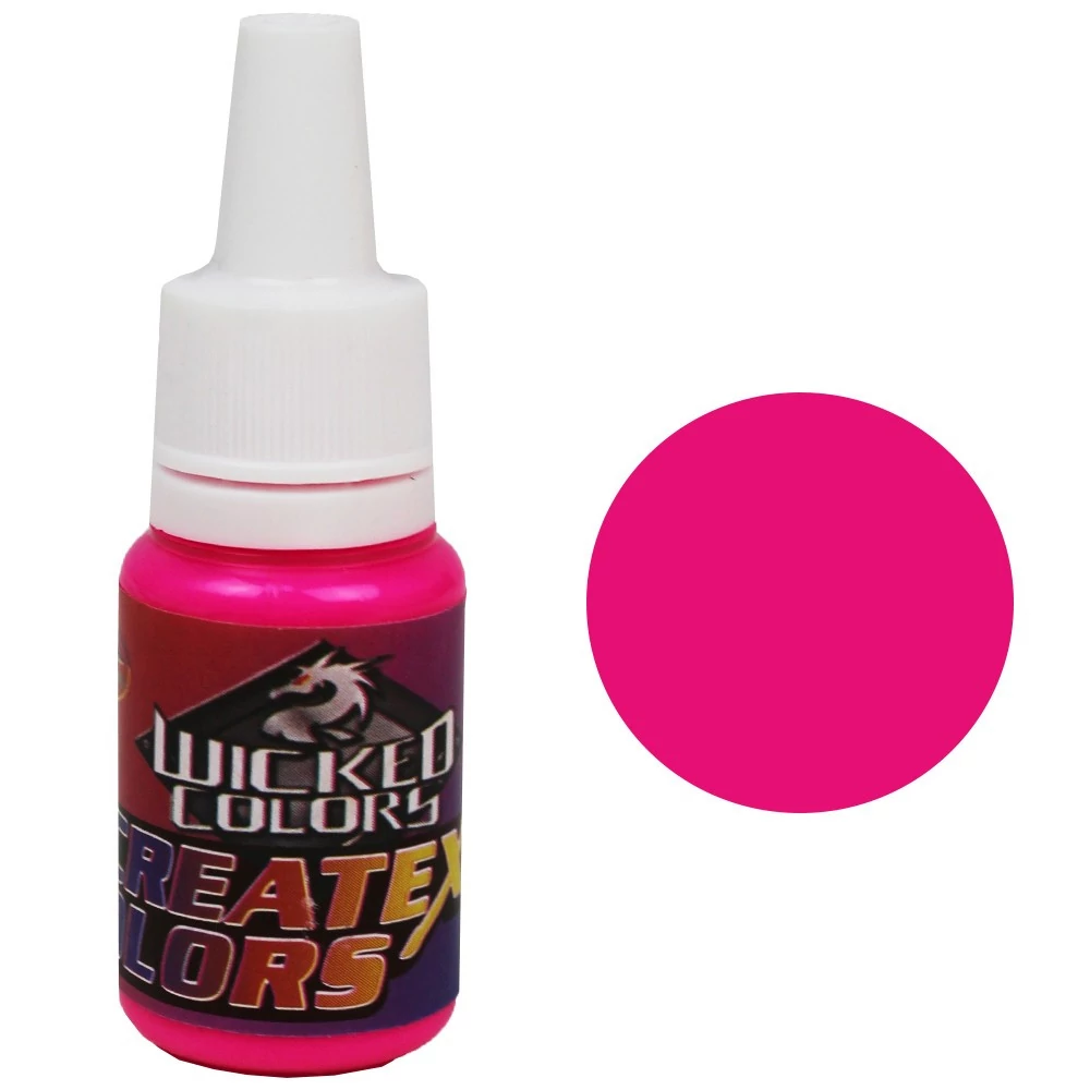 Краска Createx Color Fluo для аэрографии - pink,10 мл (W026)