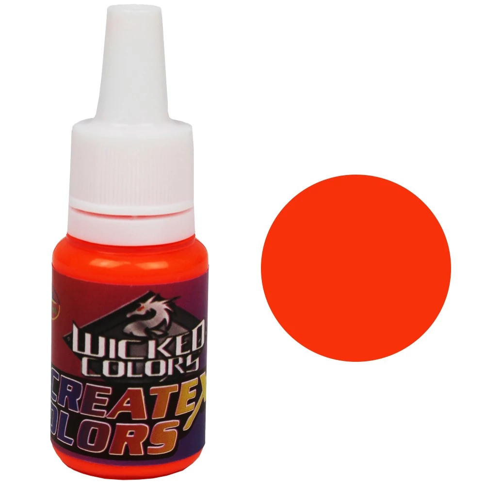 Краска Createx Color Fluo для аэрографии - orange,10 мл (W027)