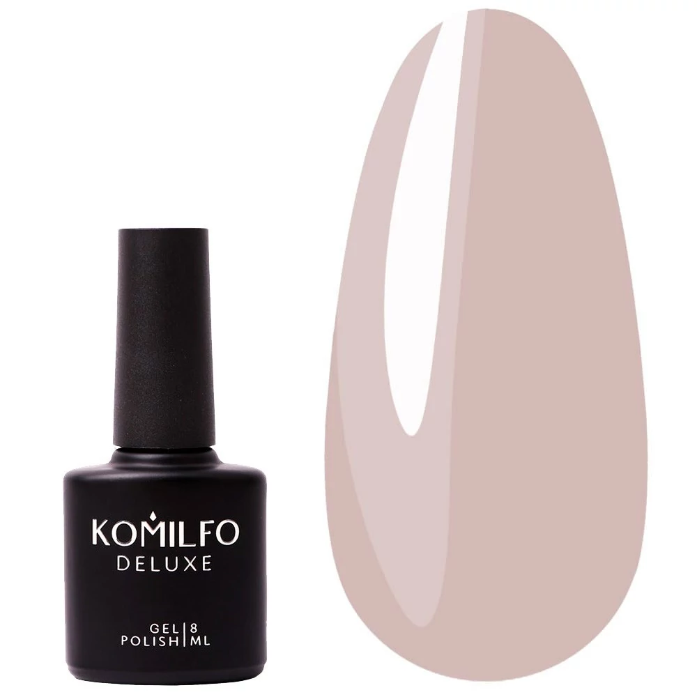 Гель-лак KOMILFO Deluxe Series №D068 серо-лиловый 8 мл (111068) - Фото №1