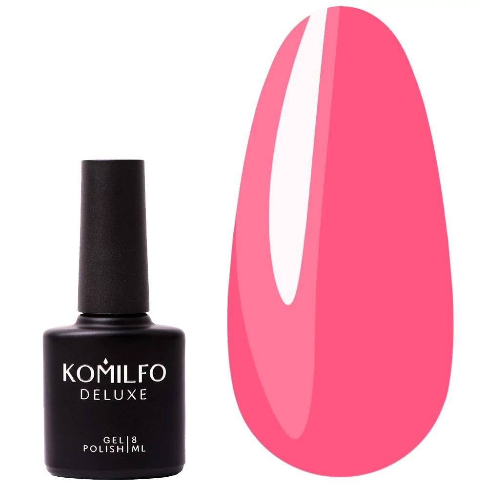 Гель-лак KOMILFO Deluxe Series №D175 насыщенный розовый 8 мл (111175) - Фото №1