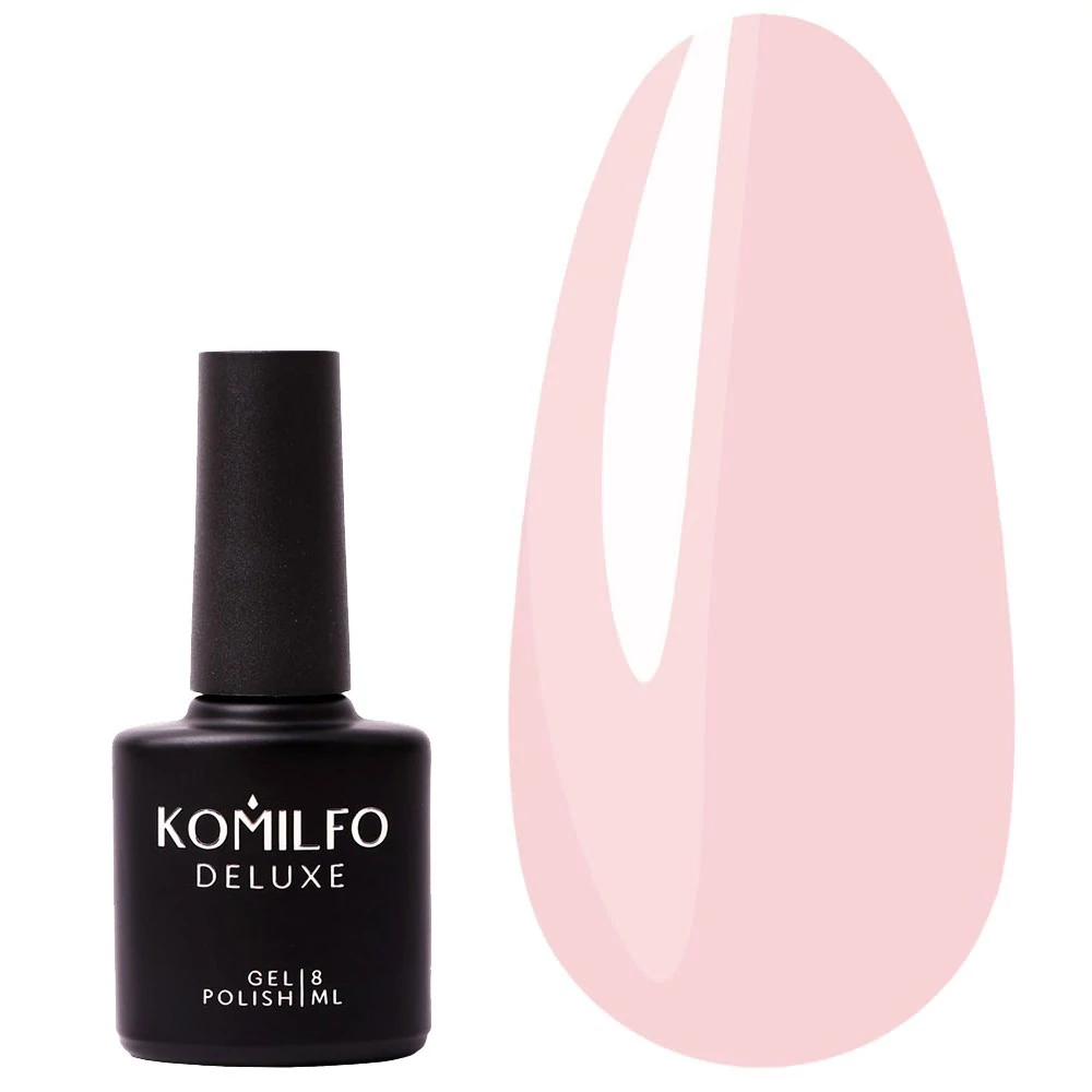 Гель-лак KOMILFO Deluxe Series №D203 бежево-розовый 8 мл (111203) - Фото №1