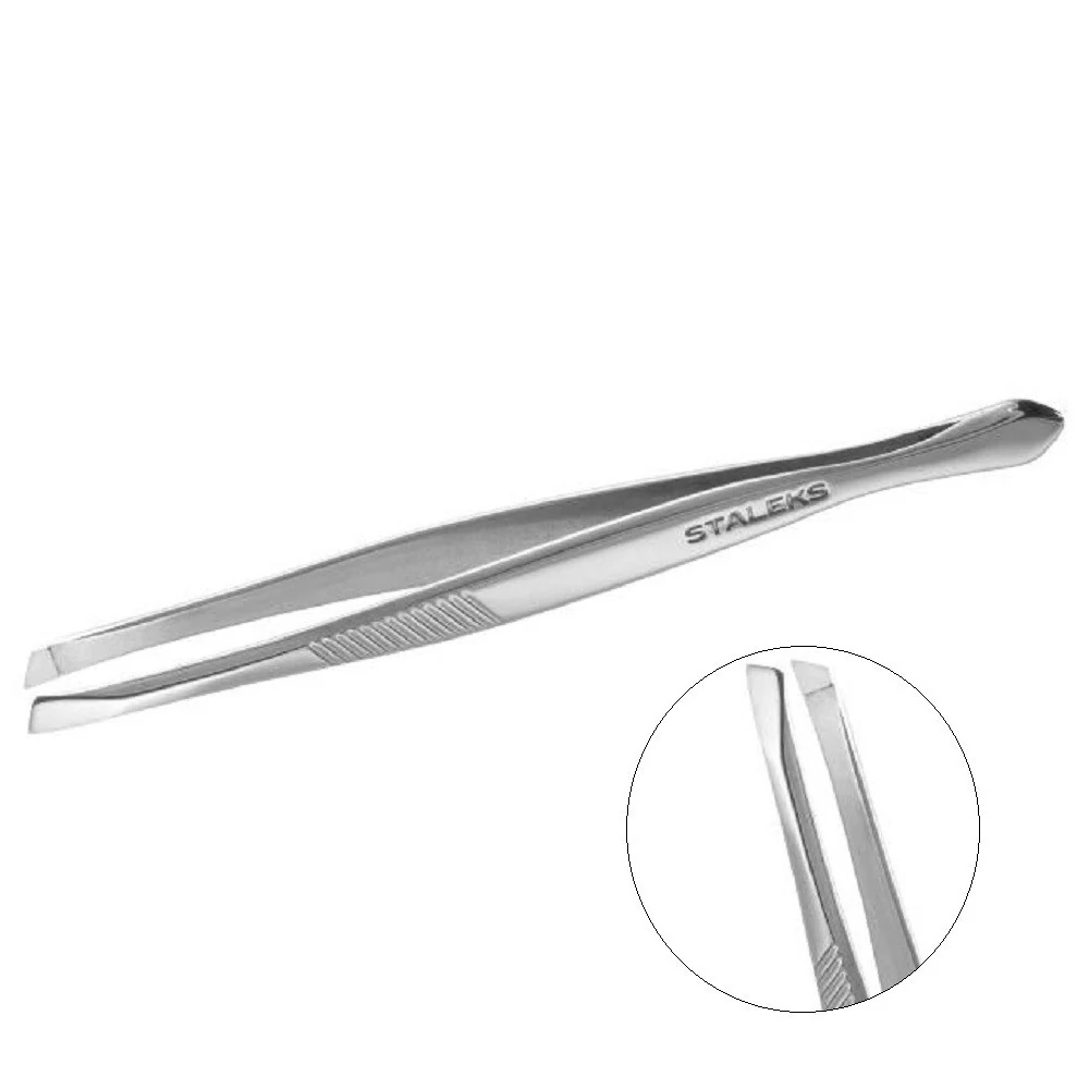 Пинцет для бровей CLASSIC 10 TYPE 3 широкие скошенные кромки (TC-10/3)