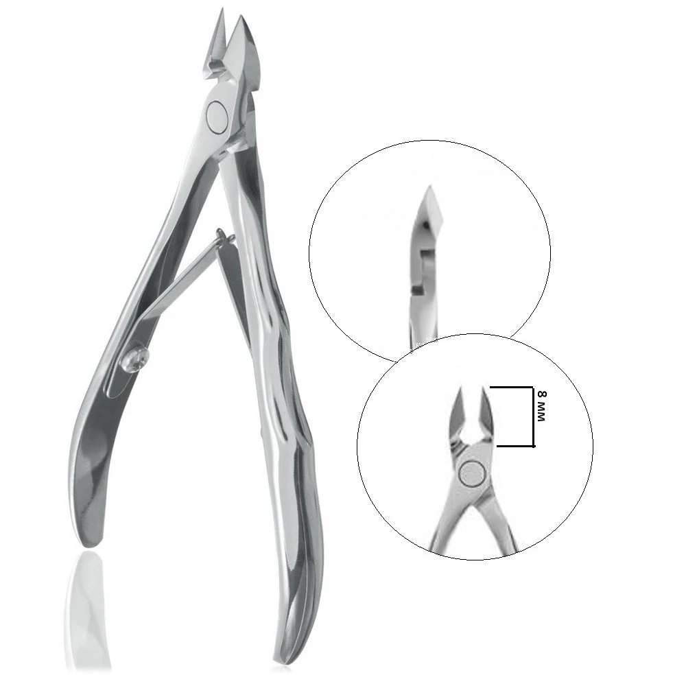 Кусачки профессиональные для кожи EXPERT 20 8 мм (NE-20-8)