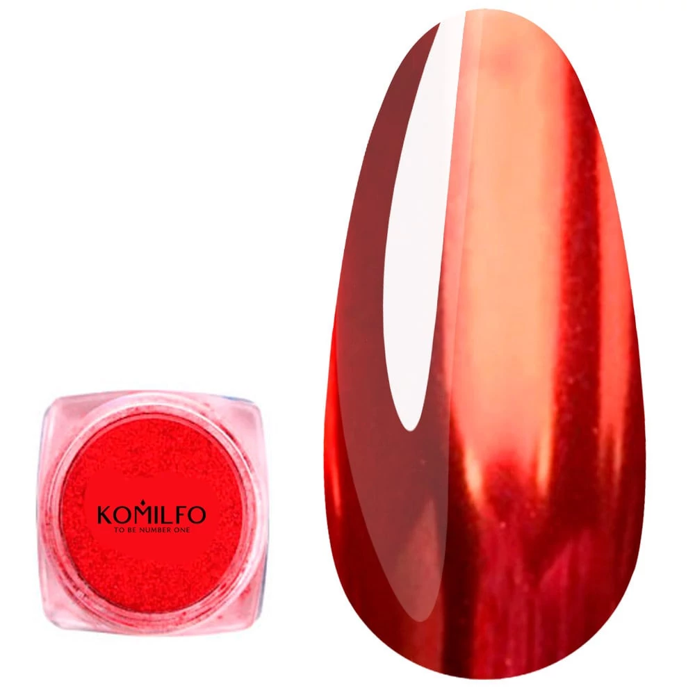 Komilfo Mirror Powder №006 червоний 0,5г - Фото №1