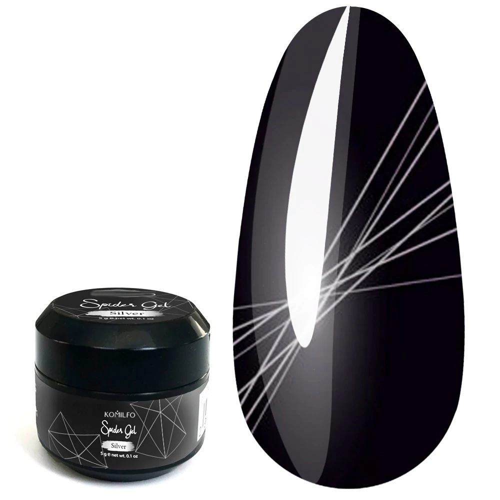 Komilfo Spider Gel Silver 5 грамм