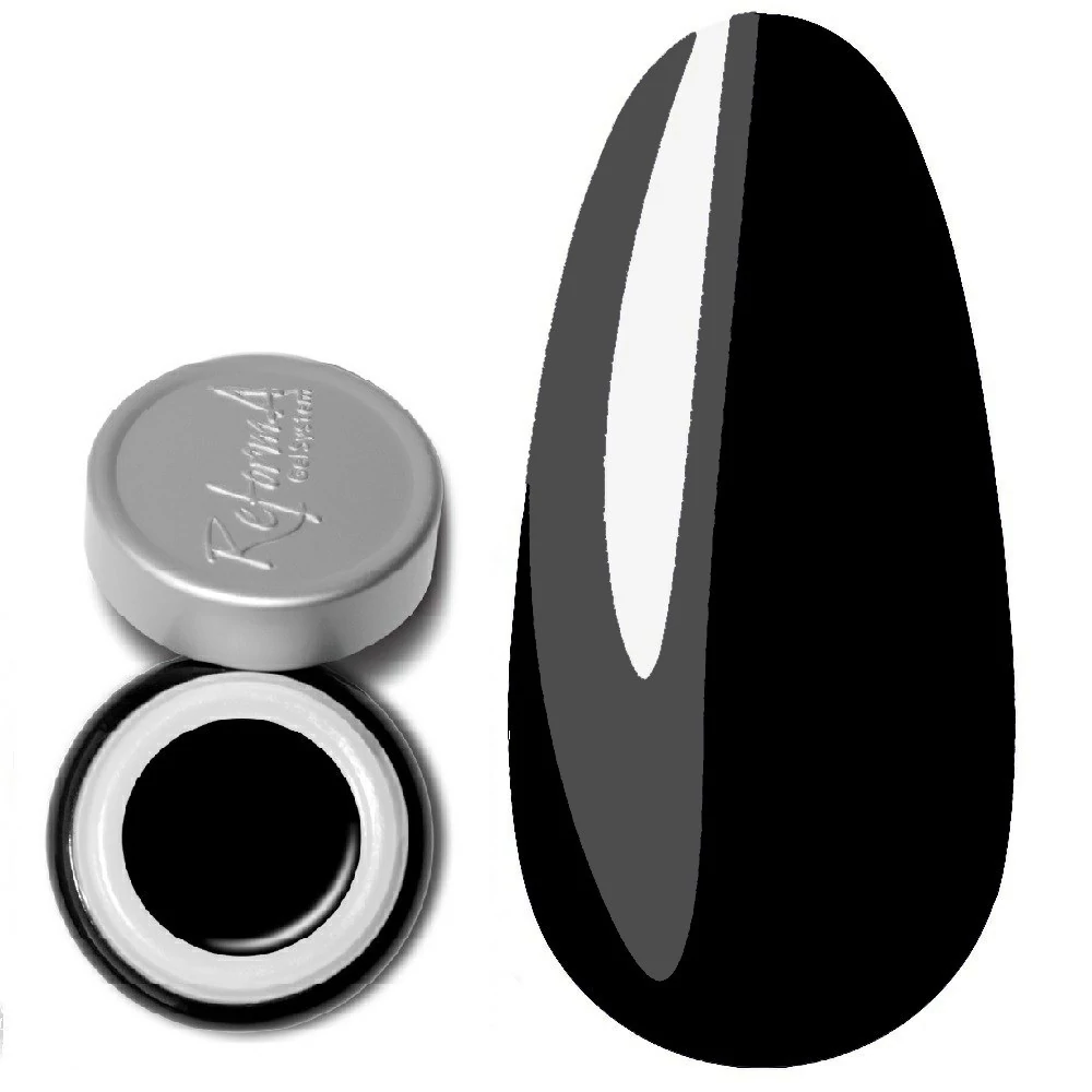 Гель краска ReformA Black Ornament Gel черный 7 г (5055379410344)