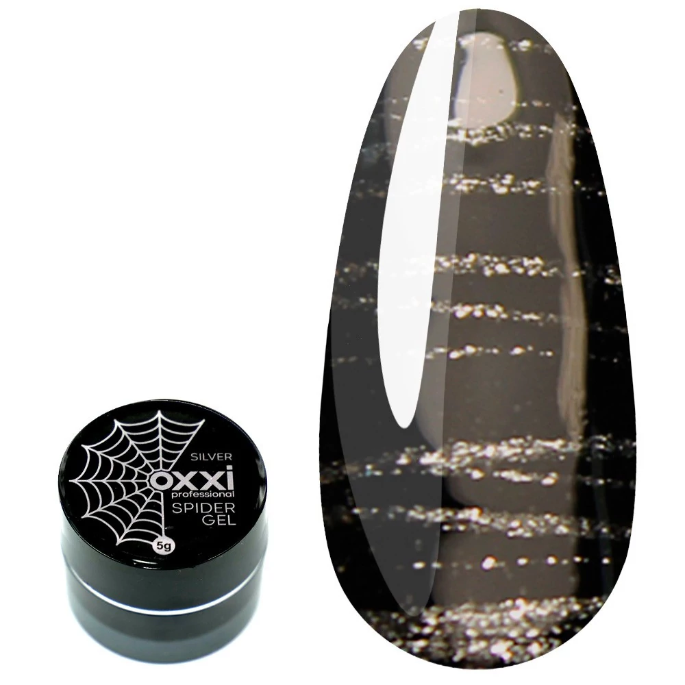 Гель - паутинка OXXI Spider Gel  серебро 5 мл (000000491)