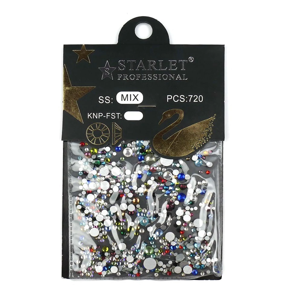 Стразы STARLET  MIX размеров и цветов 720