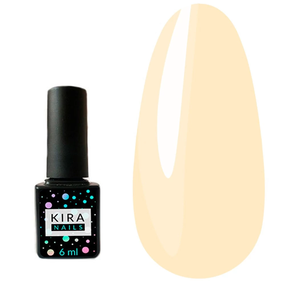 Гель-лак Kira Nails №014 кремовый, 6 мл