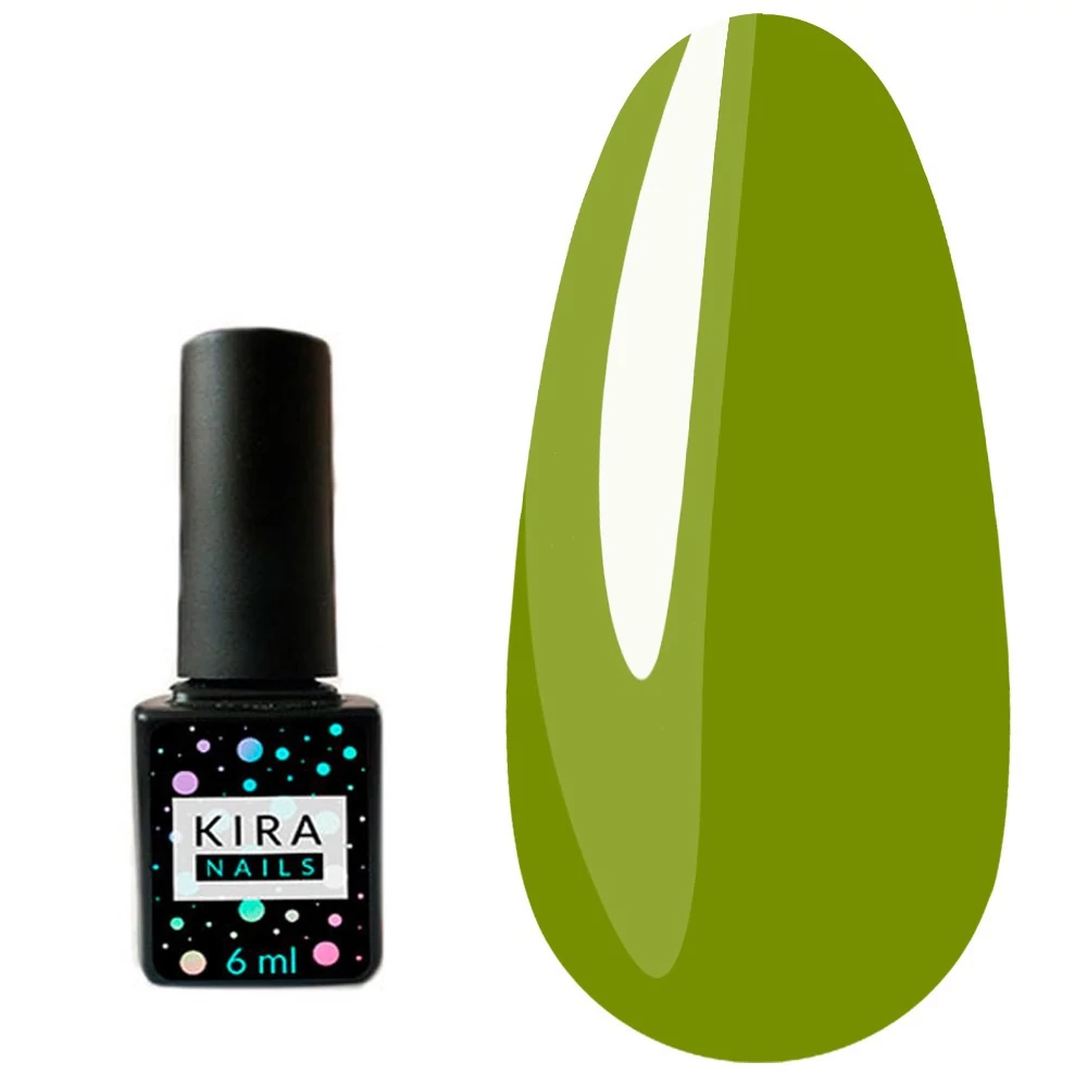 Гель-лак Kira Nails №127 классический зеленый 6 мл (963127)