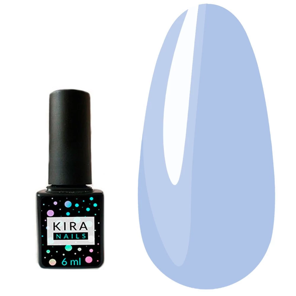 Гель-лак Kira Nails №132 светлый голубой 6 мл (963132)