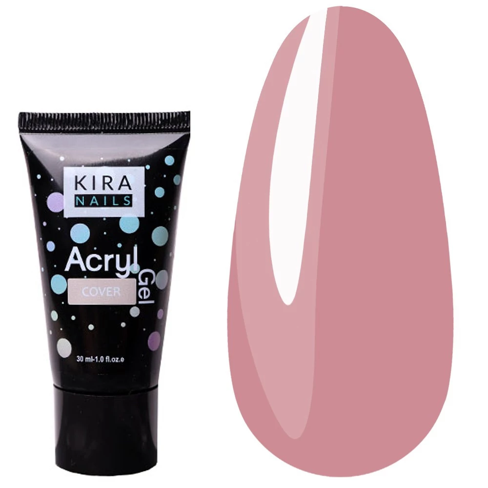 Kira Nails Acryl Gel cover темно-розовый 30 г (678707)