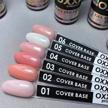 База OXXI Cover Base №05 базовое покрытие камуфлирующее (молочная) 15 мл (000001677) - Фото №2