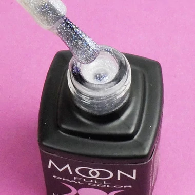 Гель-лак MOON FULL Opal color Gel polish №508 полупрозрачный с разноцветным шиммером 8 мл (5908254190728) - Фото №2