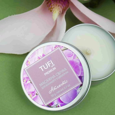 Масажна Spa-свічка для рук TUFI profi Атлантіс З Шимером 30 г (0097227) - Фото №2