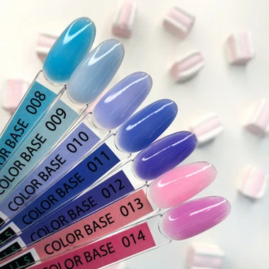 Цветная база KIRA Nails Color 008 морская волна 6 мл (102660) - Фото №3