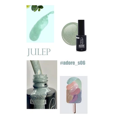 Гель-лак ADORE Sorbet S06 джулеп 7,5 мл (2101030035500) - Фото №4